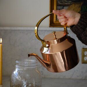 English Copper Tea Kettle